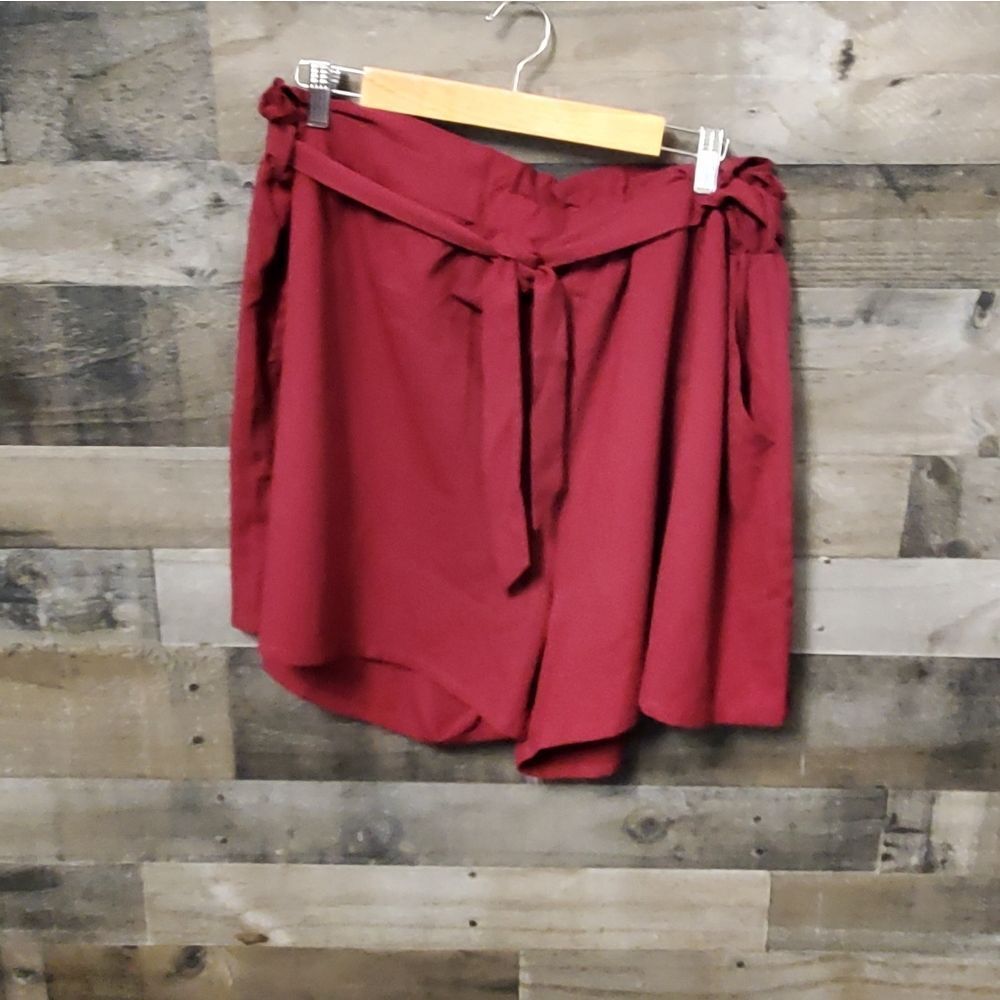 Hanna Nikole paperbag shorts 22W NWT
